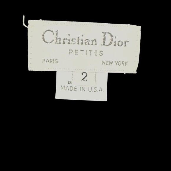 Christian Dior 2 petite Ribbed Skirt Suit Set Vintage - Picture 7 of 16